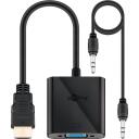 Goobay HDMI/VGA adapteris 68793, 1xHDMI 19pin, 1xVGA 15pin, 1x3.5mm audio, 1xMicro-USB, 1920x1080