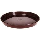 Form Plastic lillepoti alus 4300672, &Oslash; 283mm, 35mm, &uuml;mmargune, pruun, plastmass
