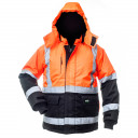 Светоотражающая куртка, оранжево-синяя, размер L, FB-8945-L