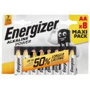 Energizer patarei Alkaline Power AA E300132600, 1,5 V, 8 tk, S&auml;&auml;rmine, laadijat ei ole