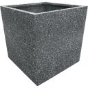 Besk Lillepott 9115060, &Oslash; 40 cm, tumehall, klaasikiud, ruudukujuline, v&auml;listingimustes taimed