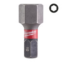 SHOCKWAVE&trade; IMPACT DUTY SKRŪVGRIEŽA UZGAĻI, SE&Scaron;STŪRA, SHOCKWAVE HEX 10 MM X 25 MM - 2 PCS, 4932430899 MILWAUKEE
