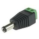 Genway разъем питания WTYKDC, 2.1/5.5 гнездо, винтовые клеммы, пластик