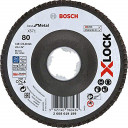 Шлифовальный, лепестковый диск X-LOCK X571 115мм, K80 2608619199 BOSCH