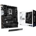 Asrock Pagrindinė plok&scaron;tė B860 PRO-A WIFI, DDR5-SDRAM, 256 GB, 4 DIMM, 1 M.2, 4 SATA III, 2.5 Gb/s LAN, Wi-Fi 6E, RGB LED