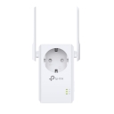 TP-Link TL-WA860RE N300 Wi-Fi diapazona pastiprinātājs/repeater 300 Mbps 2.4 GHz 1&times;10/100 Mbps Ethernet Balta