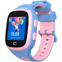 Kids smartwatch with E SIM 4G GPS WiFi connectivity video music playback games and English learning function ZEFIR KW-49 Roza Blue CANYON