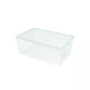 Коробка с крышкой Textile Box 45л 59,6x39,4x23cм прозрачная 0803008001 Curver