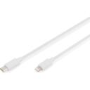 Digitus USB-C - Lightning DB-600109-020-W, 2 m, Lightning, USB-C, ātrā uzlāde, MFI sertifikācija