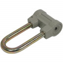 Навесной замок серый с длинной петлей 60мм WUZI