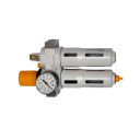 Gaisa līnijas filtrs + spiediena regulators + eļļotājs MINI 1/4", izturīgs, ar manometru, AW10255, AWTOOLS