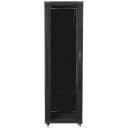 Lanberg Vaba seisev rack FF01-8042-12B, 800x1000mm, 42U, must, kandev&otilde;ime kuni 800kg, IP20, 4 ventilaatorit, 4 vertikaalset riba