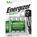Energizer Akumulators POWER PLUS AA HR6/4 417019, 2000mAh, 1.2V, NiMH, 4 gab.