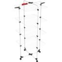Vileda riidekuivati Mixer 4 157237, 40m, 169cm, teras, vertikaalne, kokkupandav, rattad