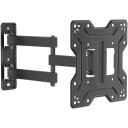 Sbox Monitora stiprinājums LCD-423, 23-43'', 30kg, 200x200, Melna, VESA 100x100-200x200, 5,5-39,2cm, +5&deg;/-10&deg;, +90&deg;/-90&deg;