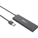 Emtec USB keskjaam ECHUBT620A, 4 porti, USB 3.1 Gen1, MicroUSB, kompaktne disain
