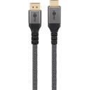 Goobay adapteris kabelis 65269, 2 m, pelēkā krāsa, pasīvs kabelis, 4K60Hz, 18 Gbps
