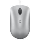 Lenovo kompakti pelė 540 GY51D20877, 1.8m, 4 mygtukai, 2400 dpi, optinė, USB-C, pilka