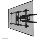 Neomounts sienas stiprinājums WL40S-850BL18 pilna kustība, 43-86", 60 kg, VESA 200x100-800x400 mm, 5-61 cm attālums no sienas