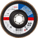 Slīpēšanas disks metālam 125mm,22.23mm,40, Mazām leņķa slīpmašīnām X431 STANDARD FOR METAL VĒDEKĻVEIDA DISKI, IZLIEKTĀ VERSIJA, 2608603656, BOSCH