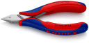 Elektronikas Diagonālie Grieži, KNIPEX, 77 72 115, 62 HRC cietība, ergonomiski rokturi