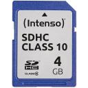 Intenso atminties kortelė 3411450 4GB, skaitymo greitis 25 MB/s, klasė 10, smūgiams atspari, temperatūrai atspari