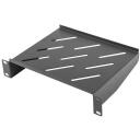 Lanberg Fikseeritud riiul AK-1012-B, 254mm, 180mm, 20kg, metall, 1 tk pakis