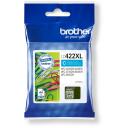 Brother Tintes kasetne LC422XLC, 1500 lappuses, ciāna, augstas ražības, saderīga ar MFC-J5340DW, MFC-J5740DW