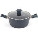 Salter Katls BW12270EU7, 24cm, 4L, alumīnijs, zils, ar vāku, trauku mazgājamā ma&scaron;īnā mazgājams, saderīgs ar visām plītīm