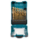 Urbju komplekts metālam 1&ndash;10 mm, HSS-TiN, 19 gab. D-72229 MAKITA