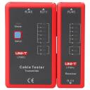 Uni-T UT681L v&otilde;rgu kaabli tester, 9V aku, LED indikaatorid, RJ45, RJ11, kiired ja aeglased testimisrežiimid