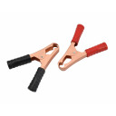 100A KABLO SKAVU KOMPLEKTS, varš pārklāts tērauds, 2 gab. (melns-slikts, sarkans-labs), AW16181, AWTOOLS