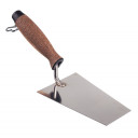 Nerūsējo&scaron;ā tērauda trapezoidāls lāpstiņa 150mm, korķa rokturis, AW27462, AWT