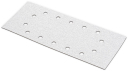Sandpaper rectangular 115x280mm - G40 - 5 pcs, KREATOR, KRT203553, Grit size: 40, Holes: 14