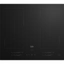 Beko Viryklė HII64720QUF2T, 4, Laikmatis, Juoda, Indukcinė, Jautrus, Temperuotas stiklas