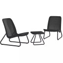 Keter r&otilde;dum&ouml;&ouml;bel Rio Patio Set hall 29197637939 77.5x54x79cm, 38x38x36.5cm, 14.4kg