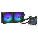 Endorfy CPU Охладитель Navis F240 ARGB EY3B004, 240мм, 2 вентилятора, 1600-2600 RPM, алюминий, RGB контроллер