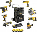 DEWALT akumuliatorinių įrankių rinkinys 8vnt. 18V XR BL