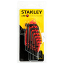 &Scaron;e&scaron;iakampių raktų rinkinys 10 vnt. 0-69-253 STANLEY