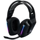 Logitech austiņas G733 RGB 981-000864 bezvadu, 20 m, 29 h akumulatora darbības laiks, 20-20000 Hz, 39 &Omega;, melnas