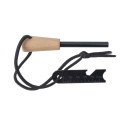 Aizdedzes tērauds 'Deluxe', 10,000 aizdedzes, ergonomisks koka rokturis, R179639, Origin Outdoors