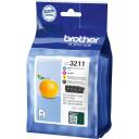 Brother Tinte katridžs LC3211VAL, 4-pack, līdz 200 lapām, melna, dzeltena, zila, purpurkrāsa