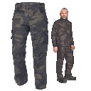 Kamuflāžas darba bikses CRAMBE, 3XL izm ČERVA