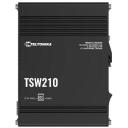 Teltonika L&uuml;liti 8 GbE, 2 SFP porti TSW210000040, 8x10/100/1000, 2xSFP, 20 Gb/s, alumiiniumkorpus, DIN-raudtee paigaldus