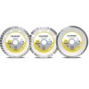 Blaupunkt Saag BP-CW-D4115, 115x1,8x22,23mm, 12250p/min, 3tk, segmentne teemant, turbo teemant, pidev teemant