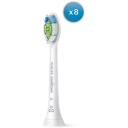 Philips Hambaharja pead HX6068/87 8 tk, Valge, Keskmine harjaste j&auml;ikus, 62000 vibratsiooni/min, 3 kuu vahetus