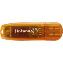 Intenso USB m&auml;lupulk 3502490 64 GB, USB 2.0, Lugemise kiirus 28 MB/s, Kirjutamise kiirus 6.5 MB/s, Oranž
