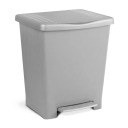 Pedal bin Millenium 23L grey TATAY 1521680 33.5x30x39cm