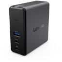 Lenovo X9 laadimis GaN dokk 40BD0065EU, 1x USB 3.0 Type-C, 1x HDMI, 60 W