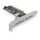 Logilink Tīkla karte PC0028, 5 porti, 480 Mb/s, 32 bitu PCI, ROHS, FCC, CE